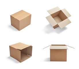 box package delivery cardboard carton