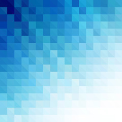 Abstract blue geometric technology background