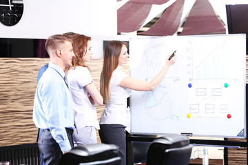 Business people working in conference room