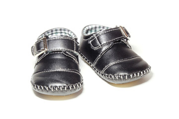 Children's leather booties