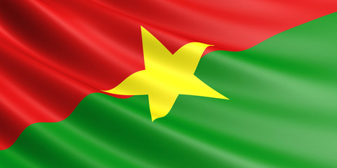 Burkina Faso flag.