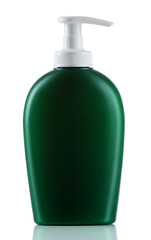 Cosmetic bottle isolated on white