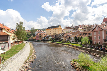 Fototapeta premium View of Cesky Krumlov of the Czech Republic