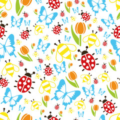 spring seamless pattern