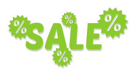 vector sale sign