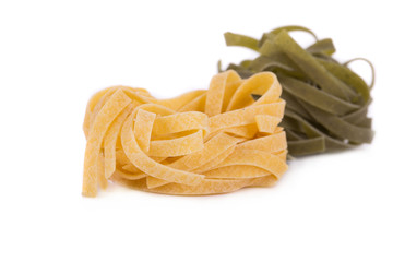 Dry tagliatelle nest.