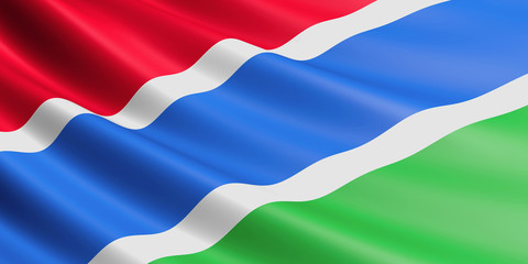 Gambia flag.