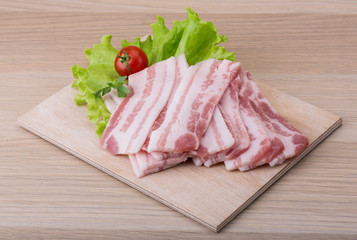 Sliced bacon