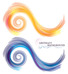 Nice flight tissue in swirl shape