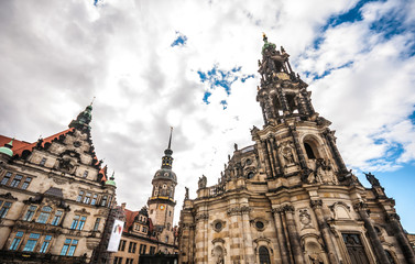 Fototapeta na wymiar Dresden Cathedral