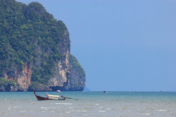 Fototapeta na wymiar Ao Nang Bay, Krabi Province, Thailand