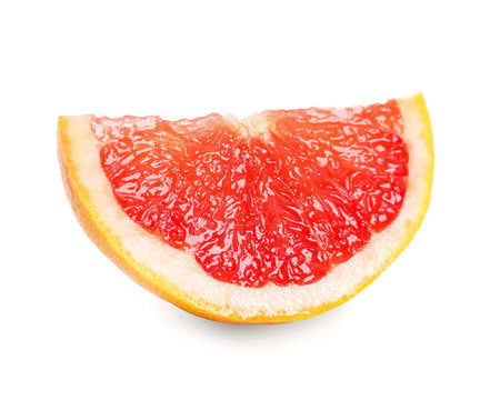 Fresh grapefruit slice