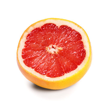 Fresh grapefruit slice