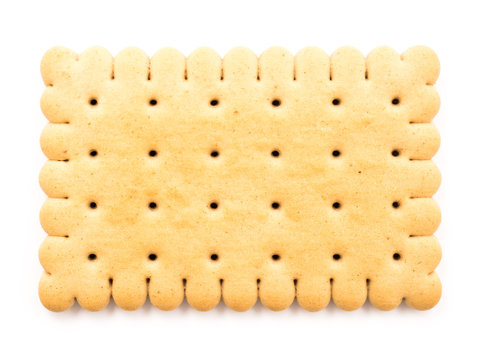 Biscuit Isolated On White Background