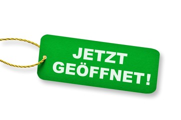 JETZT GE&Ouml;FFNET !