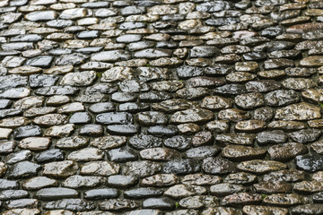 cobble stone road