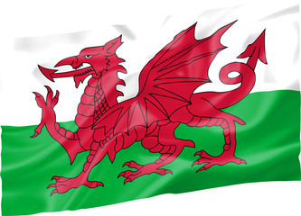 Fototapeta premium Flag of Wales