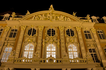 palais trier gemany at night