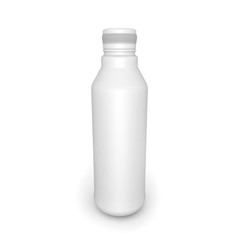 White plastic bottle