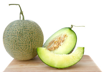 Melon isolated on white background
