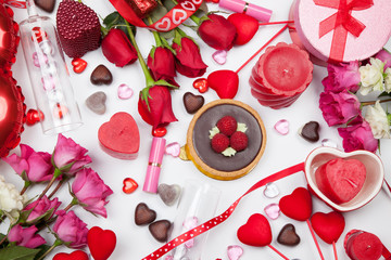 Assorted Valentines Gifts and Treats