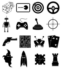 Game icons set