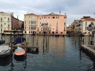 palacios del gran canal en Venecia