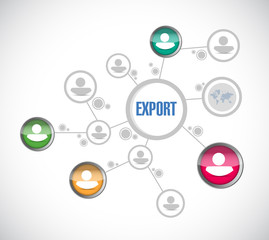 export people network illustration