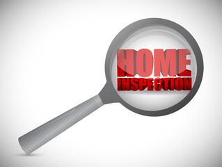 home inspection review concept illustration design