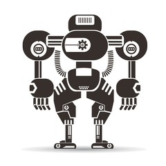 robot, cartoon robot