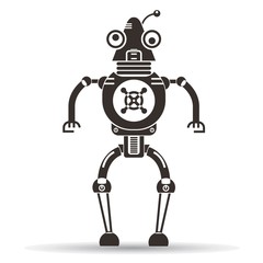 robot, cartoon robot