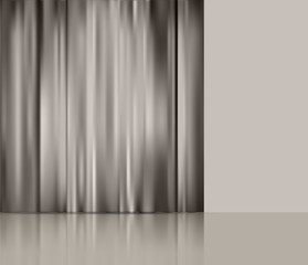 vector background with theatre  curtain