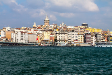 Fototapeta na wymiar Istanbul, view from the sea