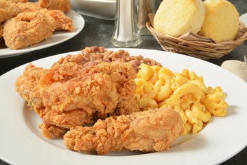 Fried chicken dinner