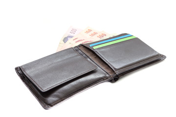 Banknotes in wallet