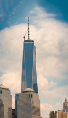 Fototapeta na wymiar Lower Manhattan skyline, New York