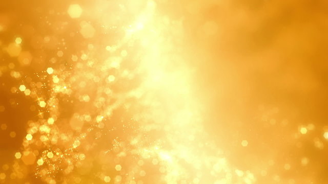Yellow sparks stars dust background