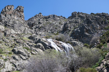 Litueros Waterfall, Somosierra, Madrid, Spain