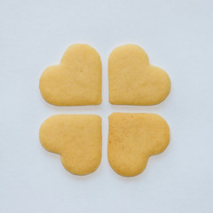 heart shaped cookies