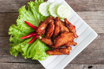 fried chicken wings