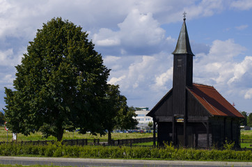 traditional turopolje chapel in pleso, velika gorica