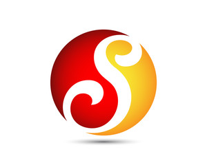 S Letter Logo Template