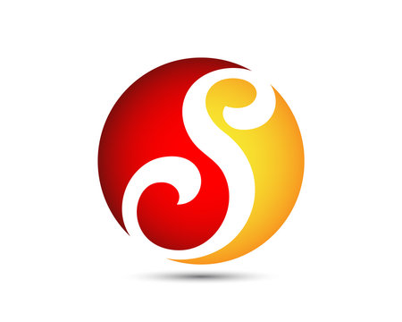 S Letter Logo Template