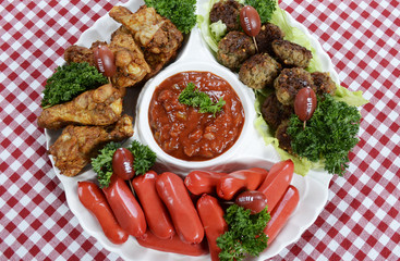 Super Bowl Sunday football party celebration food