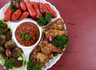 Super Bowl Sunday football party celebration food