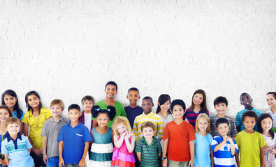 Obraz premium Children Kids Happiness Cheerful Childhood Youth Concept