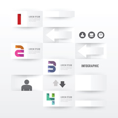 Modern Infographic banner design template. vector illustration
