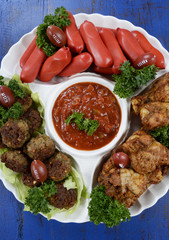 Super Bowl Sunday football party celebration food