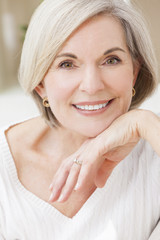 Portrait of Attractive Senior Woman