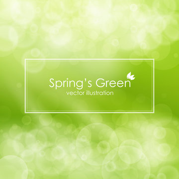 Green abstract background , vector illustration